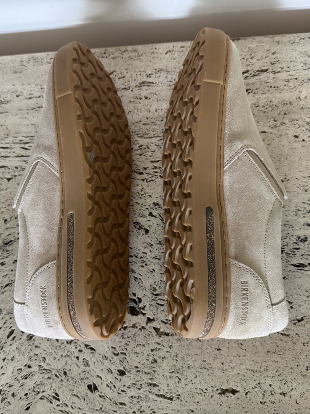 Birkenstock Oswego sandcastle suede with tan sole. Size EU40. MSRP $149.95 - Picture 13 of 16